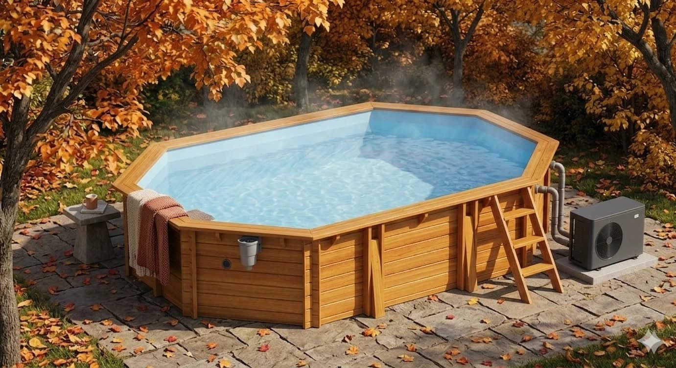 Hőszivattyú fa medencéhez – Megéri? Mikor, melyik, mennyiért?