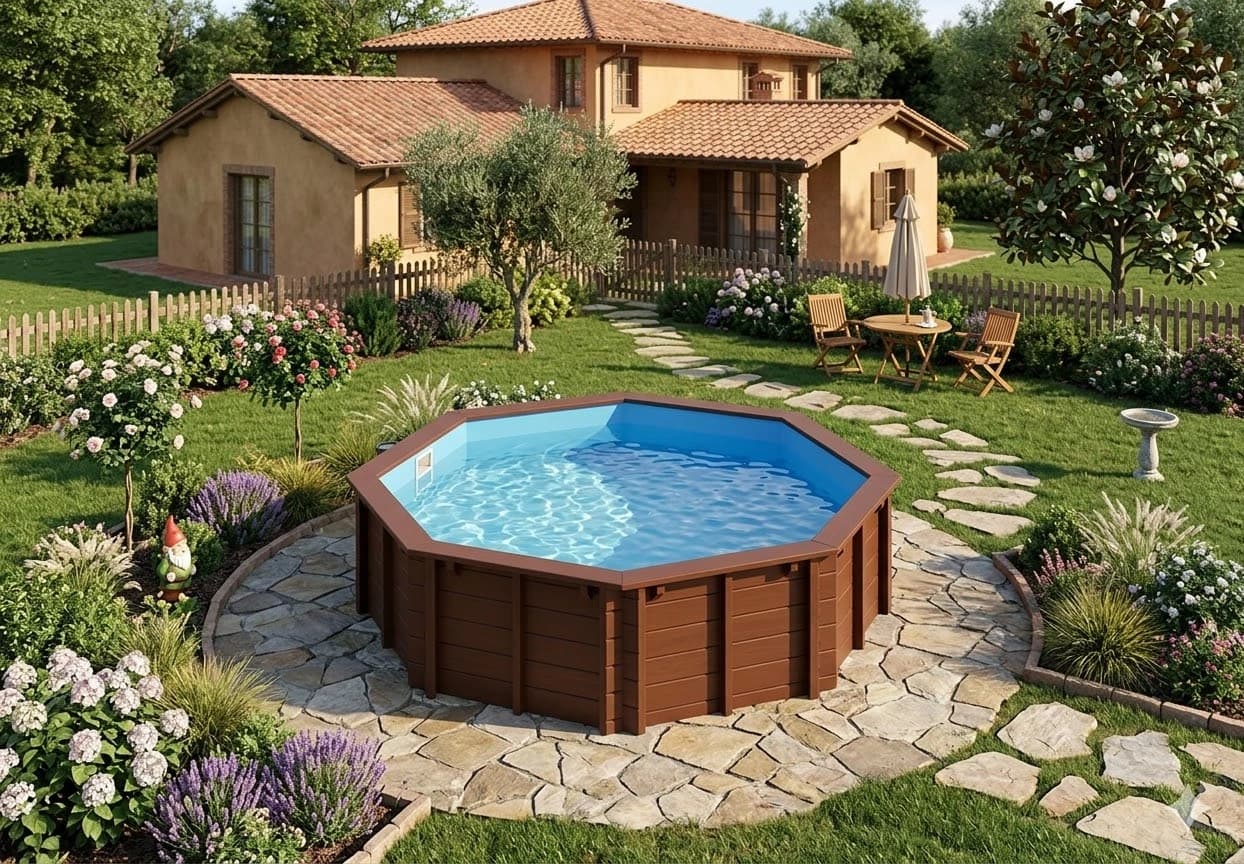 Egyedi méretű medence